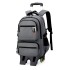 Natural fish pull rod backpack for primary school students in grades 3-6, large capacity backpack for junior high school students, dual-use cross-border