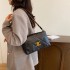 Korean popular new bag women's 2025 Triumphal Arch diamond grid chain bag versatile large capacity single shoulder diagonal cross bag