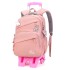 Natural Fish One Piece dropshipping for middle school students, six wheeled climbing ladder, pull rod backpack for primary school students, large capacity backpack for cross-border special