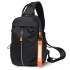 Cross border wholesale men's shoulder bag 2025 new fashion motorcycle crossbody bag Oxford cloth commuting chest bag wholesale