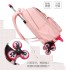 New product of Natural Fish: Pull up bag for elementary school students aged 8-12, detachable large capacity backpack for girls, cross-border dropshipping