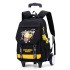 A dropshipping natural fish pull rod backpack for elementary school students aged 6-12, a detachable backpack for boys, cross-border bestseller