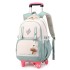 Natural Fish New Lightweight Pull up Backpack Primary School Girls' Large Capacity Backpack 3-6 Grade Middle School Students' Backpack