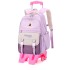 Natural Fish New Stair Climbing Pull Rod Backpack Junior High Capacity Detachable One Piece dropshipping Children's Backpack