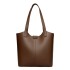 2025 new simple and atmospheric soft leather tote bag with large capacity for work and commuting, single shoulder crossbody small bag, cross-border women's bag