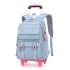 Cross border dropshipping of natural fish new product, pull rod backpack for primary school students, grades 3-6, middle school students, girls aged 8-14