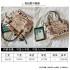 Printed bag, women's teddy bear graffiti tote bag, 2024 autumn and winter new collection, versatile handbag, large capacity single shoulder bag, trendy