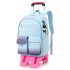 2022 Natural Fish New Pull up Backpack for Primary School Students in Grades 3-6 with Large Capacity and Reduced Burden, One Piece Waiver Backpack