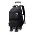 Natural fish pull rod backpack for primary school students in grades 3-6, large capacity backpack for junior high school students, dual-use cross-border