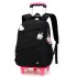 Natural Fish One Piece dropshipping for middle school students, six wheeled climbing ladder, pull rod backpack for primary school students, large capacity backpack for cross-border special