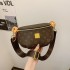 2024 New Retro Fashion Printed Bag for Women, Minimally Designed for Women, Chest Bag, Casual and Versatile, Broadband Single Shoulder Crossbody Bag