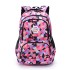 Korean version of high school backpack for girls, lightweight and breathable, suitable for third and fourth grade elementary school students and children aged 6-14, with large capacity