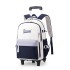 Natural Fish's new pull rod backpack for primary school students in grades 3-6, with large capacity for climbing stairs, is a hot seller across Europe and America