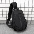 2025 new simple and lightweight crossbody bag for men's outdoor leisure, men's sports chest bag, large capacity student shoulder bag