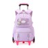 Natural Fish Primary and Secondary School Students' Pull up Backpack, Female Children's Backpack, Climbing Stairs, Resistant to Dirt, Export backpack for grades 3-6