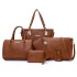 Cross border foreign trade women's bag 2024 new cross-border trend six piece set mother bag handbag shoulder bag crossbody bag wholesale