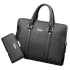 Cross border men's bag 2020 handbag business briefcase embossed letters single shoulder crossbody bag horizontal computer bag