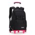 New product of Natural Fish: Pull up bag for elementary school students aged 8-12, detachable large capacity backpack for girls, cross-border dropshipping