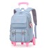 Cross border dropshipping of natural fish new product, pull rod backpack for primary school students, grades 3-6, middle school students, girls aged 8-14