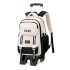 Natural Fish 2024 new pull rod backpack for female primary and secondary school students in grades 3-6, large capacity backpack with large wheels for climbing stairs