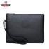 Men's 2023 new casual men's handbag PU soft leather men's bag mobile phone bag large capacity wallet