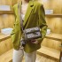 2024 bag new fashion diagonal cross bag small square bag trendy ins high-end texture niche versatile shoulder bag women's bag