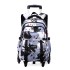 Natural Fish Children's Pull up Backpack Primary School Students 3-6 Grades Female Middle School Students Backpack Backpack Backpack High Grade Climbing