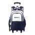 Natural Fish New Backpack for Children 3-6 Grades Primary School Students Pulling Rod with Wheels Climbing Stairs Dual purpose Junior High School Backpack