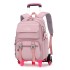 Cross border dropshipping of natural fish new product, pull rod backpack for primary school students, grades 3-6, middle school students, girls aged 8-14