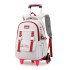 Natural Fish's new pull rod backpack reduces the burden on elementary school girls, with a large capacity backpack for children and elementary school students. One piece dropshipping for children and elementary school students