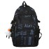 New letter backpack for women, large capacity travel backpack for men, junior high school students, high school students, college students, campus couples book