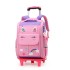 Natural fish hair replacement pull rod backpack for girls and boys in grades 23, 45, and 45, lightweight backpack with printed logo