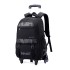 Natural fish large capacity pull rod backpack for 3-6 grade primary and secondary school students, dual-use backpack for junior high school stair climbing backpack