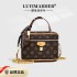 Internet celebrity bag for women 2024 new trendy retro printed small square bag shoulder bag large capacity commuting crossbody bag for women trendy