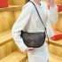 Foreign Trade Women's Bag 2024 New Retro Bag Women's Trendy Versatile Casual Single Shoulder Small Square Bag Internet Celebrity Underarm Single Shoulder Bag