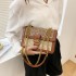 High end handbag for women 2024 new trendy retro chain bag ins versatile single shoulder crossbody bag small square bag