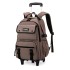 Natural Fish Children's Pull up Backpack Can Carry Primary School Students, Middle School Students, Stair Climbing Backpacks, Grades 3-6 High School Students