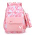 Backpack for girls in junior high school, large capacity, 2024 new model, simple, niche, lightweight, reduced load, spine protection student backpack