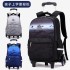 Natural Fish's new pull rod backpack reduces the burden on elementary school students and boys, with a large capacity and detachable backpack. One piece hair replacement