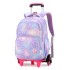 2022 Natural Fish New Product Pull up Backpack for Primary School Students, 3-6 Grades, Little Princess Fashion Pop, Cross border