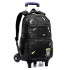 New Middle School Student Pull up Backpack Six Wheel Climbing Tower 3-6 Grade Boys 8-12 Year Old Primary School Student Backpack Wholesale