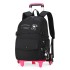 Natural Fish Cross border New Pull up Backpack for Primary School Students and Girls, Simple, Fashionable, Large Capacity, Anti Splashing, One Piece Hair Collection