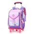 New product of Natural Fish: Pull rod backpack for elementary school students, girls in grades 1-6, lightweight, waterproof, large capacity, cross-border popular item