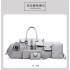 2023 Women's Bag New European and American Fashion Six piece Set Mother Bag Large Capacity Single Shoulder Handheld Crossbody Bag Manufacturer Wholesale