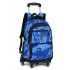 Primary school students' six wheeled stair climbing backpack, boys' middle school students' drag bar backpack, backpack, detachable and dual-use