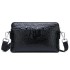 Cross border Foreign Trade 2024 New Wrist Bag Fashion Crocodile Pattern Men's Handbag Single Shoulder Cross Shoulder Small Square Bag Wholesale