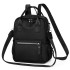 Casual and minimalist women's backpack cross-border trend 2025 new solid color minimalist hand-held shoulder crossbody bag