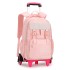 New product of Natural Fish: Pull up bag for elementary school students aged 8-12, detachable large capacity backpack for girls, cross-border dropshipping