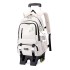 Natural Fish Pull up Backpack for Children 3-6 Grades Elementary School Students Backpack with Wheels Female Junior High School Students Pull up Box Backpack