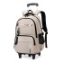 Natural Fish Backpack for Children 3-6 Grades Elementary School Students Pull up Backpack with Large Capacity Junior High School Backpack